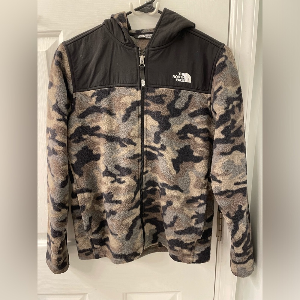 The North Face Classic fleece camo jacket 14/16